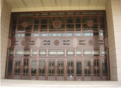 玻璃銅門6