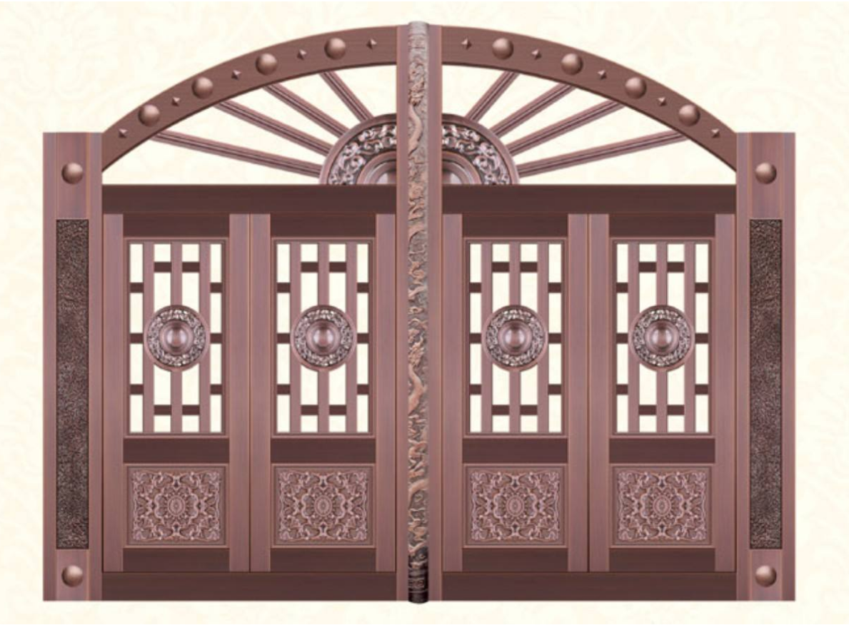 上海院墻銅門